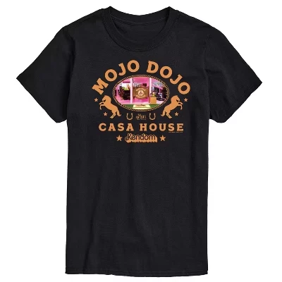 Мужская футболка Mojo Dojo Casa House West с коротким рукавом и графическим рисунком, черная