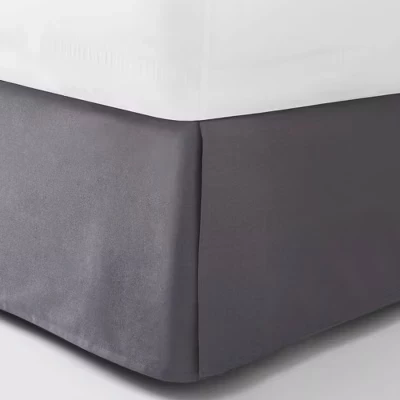 Юбка для кровати Room Essentials Solid, серая, 36 см