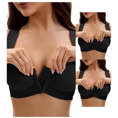 Женские бра INSPIRE CHIC без косточек, 3 шт., черные