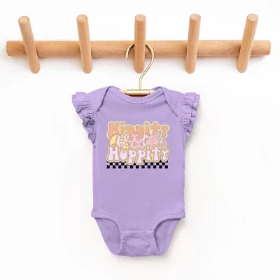 Боди для малышей The Juniper Shop Hippity, сиреневое