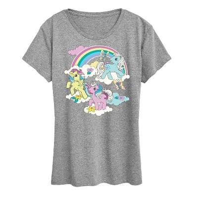 Женская футболка с коротким рукавом и графическим рисунком Rainbow Scene