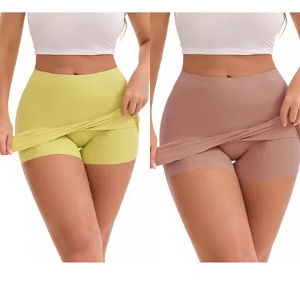 Женские корректирующие шорты Inspire Chic, желтый+розовый