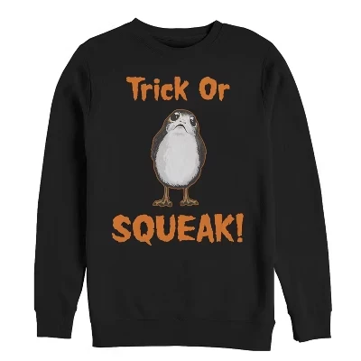 Мужская толстовка The Last Jedi Halloween Porg Squeak черного цвета