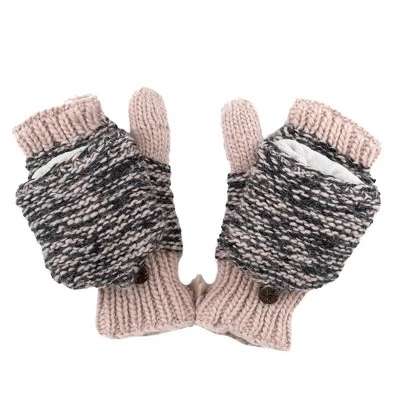 Унисекс варежки Nirvanna Designs Speckle из мериноса, розовые