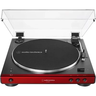Проигрыватель винила Audio-Technica AT-LP60XBT, красный