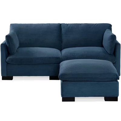 Диван Best Choice Products 208 см, сине-серый