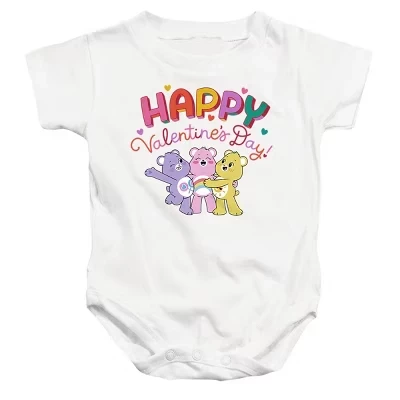 Baby  Happy Valentine's Day Infant Bodysuit white