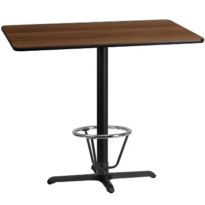 Барный стол Flash Furniture 76×122 см, ореховый