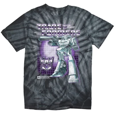 Мужская футболка Megatron Box Tie Dye с 40-летним юбилеем, черная