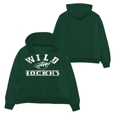 Детская толстовка с капюшоном Minnesota Wild, разноцветная