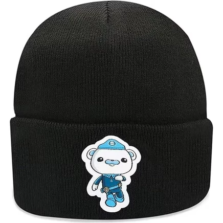 Шапка зимняя The Octonauts унисекс, черная
