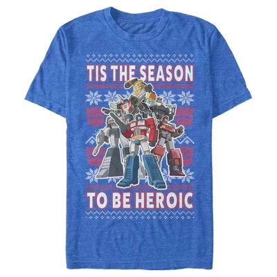 Мужская футболка Transformers Autobots Heroic, синяя