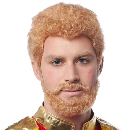 Мужской парик и борода Franco Prince, взрослый