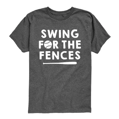 Футболка с коротким рукавом Swing For The Fences с графическим рисунком heather charcoal