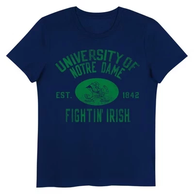 Футболка с круглым вырезом для ирландских девушек Notre Dame Fighting