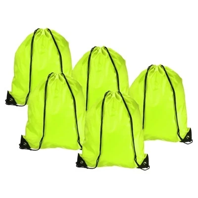 Мешочки на шнурке Unique Bargains, 10 шт., зеленые