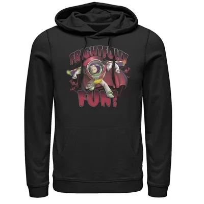 Мужское худи Toy Story «Frightfully Fun Buzz», черное
