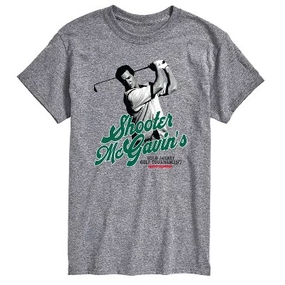 Мужская турнирная футболка Mcgavin's с коротким рукавом и графическим рисунком athletic heather
