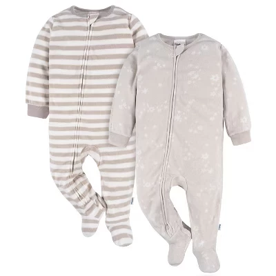 Детские пижамы Gerber Neutral, 2 шт., львиный принт