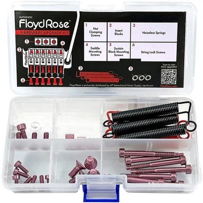 Комплект фурнитуры Floyd Rose для тремоло, нерж. сталь, розовый