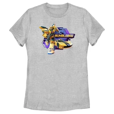 Женская футболка Transformers Bumblebee, меланжевая