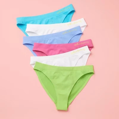 Трусы-бикини для девочек Yellowberry, 6 шт., акварель