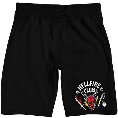 Мужские пижамные шорты для сна Hellfire Club черные