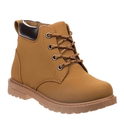 Josmo Unisex Toddlers Combat Boots - ботильоны на шнуровке для мальчиков и девочек, классический боевой стиль, повседневные ботинки.
