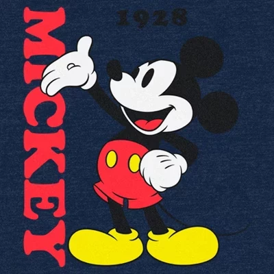Женская толстовка Junior's Mickey & Friends Classic 1928 в мышином стиле синего вереска