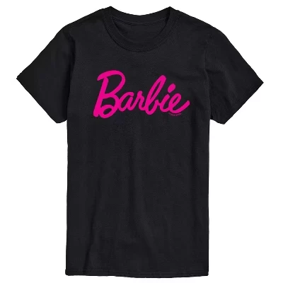 Мужская футболка Barbie с логотипом, черная
