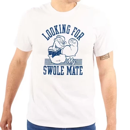Мужская футболка Brisco Brands Popeye, спорт‑серый