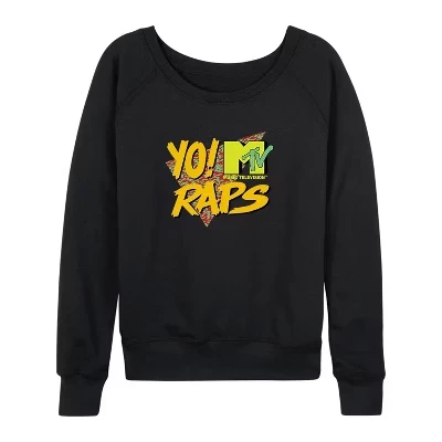 Женский лонгслив MTV «MTV Raps», черный