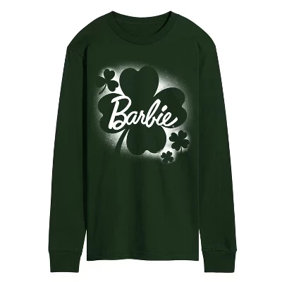 Мужской лонгслив Barbie Spraypaint Clover, зелёный