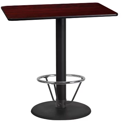 Барный стол Flash Furniture 61×107 см, махагон