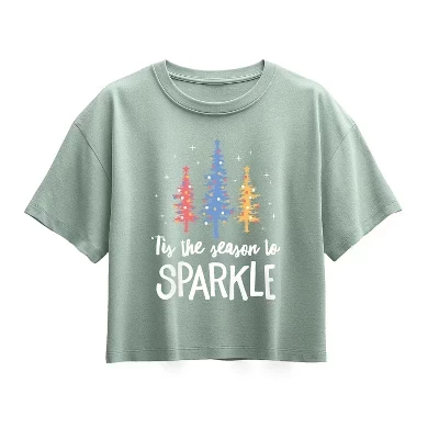Футболка для девочек Instant Message Sparkle, мятная