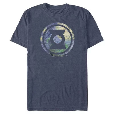 Мужская футболка с логотипом Green Lantern Starry Night