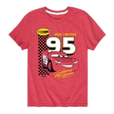 Футболка с коротким рукавом Cars McQueen 95 I Am Speed с графическим рисунком