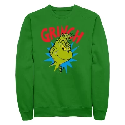 Мужская толстовка The Grinch Airbrush Grinch, зеленая (3)