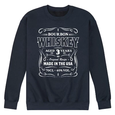 Мужской свитшот Instant Message Bourbon Whiskey, темно-синий