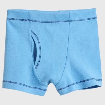Трусы‑боксерки для мальчика City Threads из хлопка, голубые