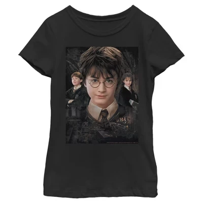 Футболка Girl's Wizard Best Friends черная