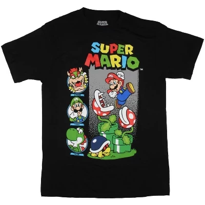 Мужская футболка Mario Watch Out Piranha Plant с коротким рукавом для взрослых piranha plant от Mario Watch Out Piranha plant
