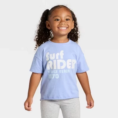 Футболка для девочек Grayson Mini Surf Rider, синяя