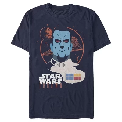 Мужская футболка Star Wars Гранд-адмирал Траун, синяя