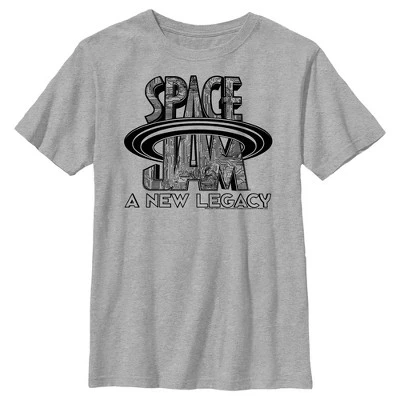 Футболка для мальчиков Space Jam, новое наследие, меланж