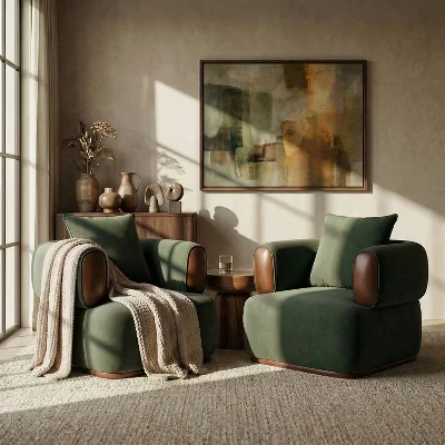 Кресла Christopher Knight Home Katia, 2 шт., шалфейные