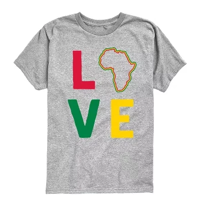 Футболка с коротким рукавом Love Africa с графическим рисунком athletic heather