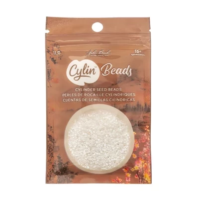 Бисер цилиндрический John Bead Cylin 11/0, 25 г, белый