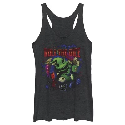 Женская майка Nightmare Before Christmas Oogie, черная