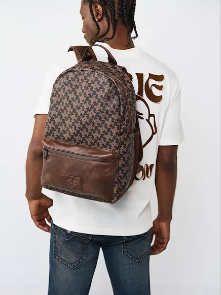 Рюкзак True Religion Horseshoe Score, коричнево-красный